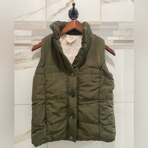 Fantastic Fawn Dark Green Quilted Vest with Soft Lining